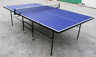 table tennis table as-901 round leg 1' wheels