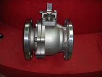 Ball valve flange end