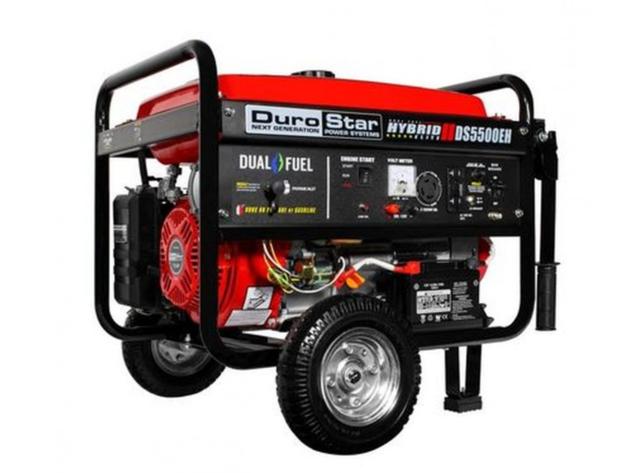 DuroStar DS5500EH 5500-Watt Electric Start Dual Fuel Hybrid Portable Generator