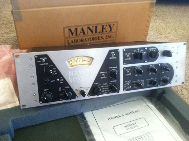  MANLEY VOXBOX PREAMP/VOICE PROCESSOR----1800Euro