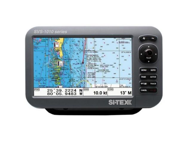 Si-Tex Svs-1010ce 10 Chartplotter W External Gps Antenna & Navionics+ Card