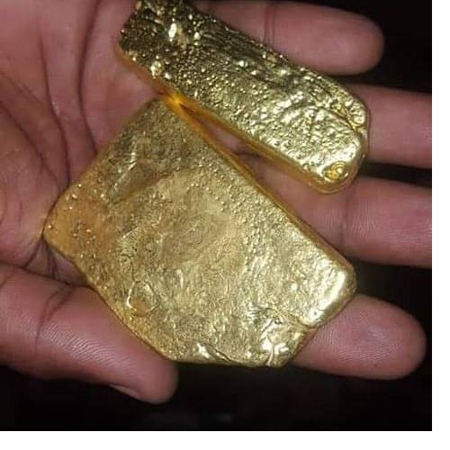 Gold Bar Gold Dust Gold Nuggets