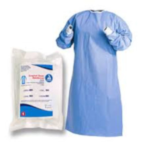 Grade A AAMI level 1-4 Surgical gown level 2 Disposable Surgical Gown Hospital Isolation Gown