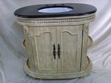 Accent sink cabinet