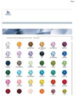Preciosa Branded Coloured Chatons 