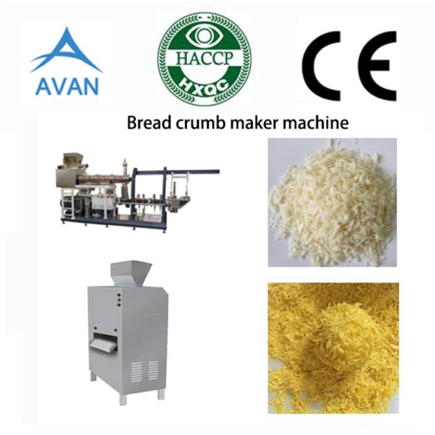 New style flake bread crumb machine line