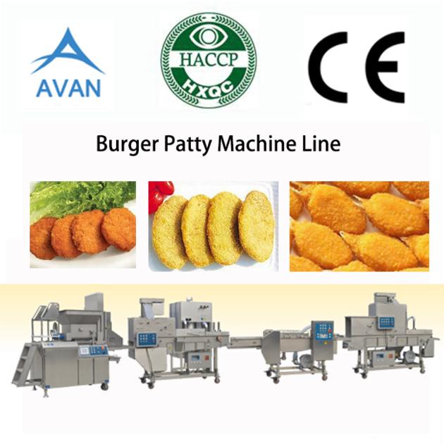 Automatic Meat Burger Patty Machine