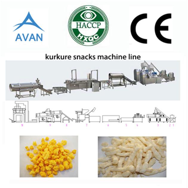 Kurkure cheetos snacks machine line