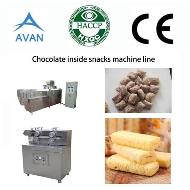 Core Filling Snacks Making Machine Line