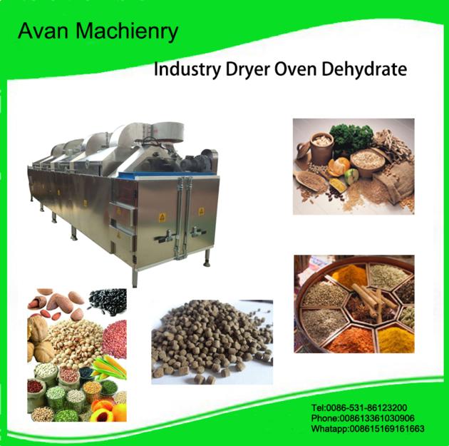 Automatic 3 layer belt dryer oven machine