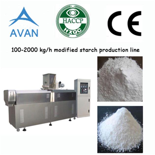 Modified starch machine production line
