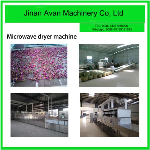 Tunnel Herbs Tea Microwave Drying Machine