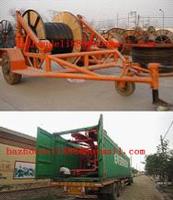 cable trailer, cable drum table