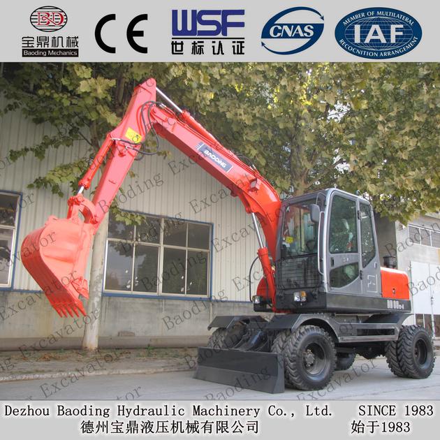 Baoding machinery BD80-8 small excavator and 150-6 medium excavator