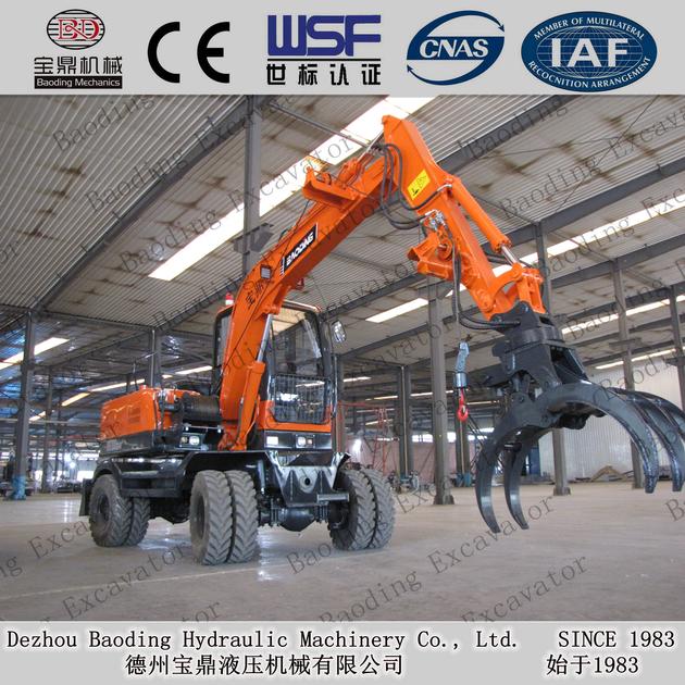 Shandong Wheel Wood Loader Log Loader