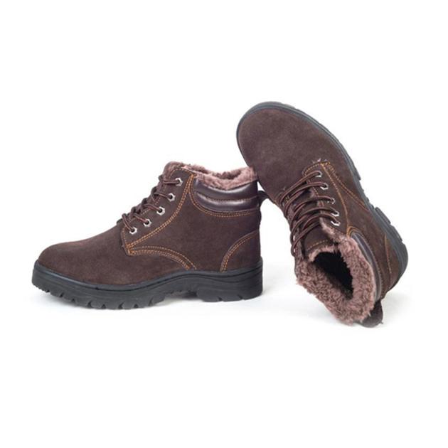 Warmly Winter Safety Shoes Steel Toe