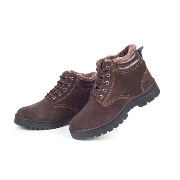 Warmly Winter Safety Shoes Steel Toe