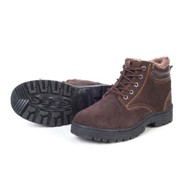 Warmly Winter Safety Shoes Steel Toe