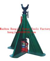 Triangle hydraulic pay-off stand