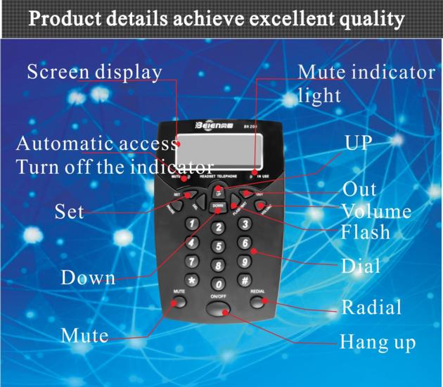 China Beien BN200 Business Telephone For