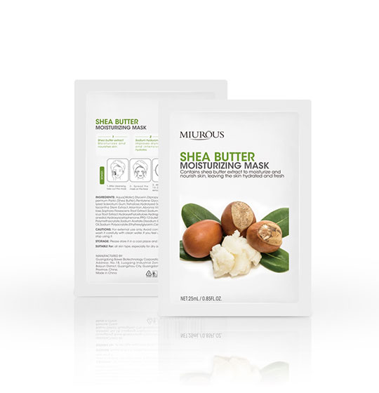 NATURAL SHEA BUTTER MOISTURIZING SHEET MASK