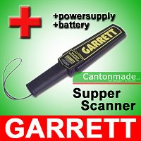 Garrett hand held super scanner metal weapon detector