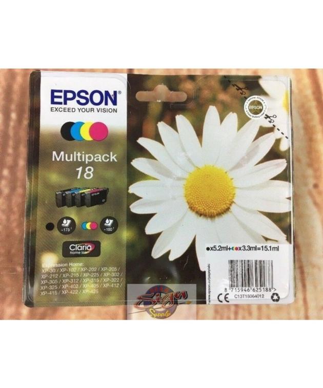 Original Epson Daisy 18 Ink Cartridges Multipack