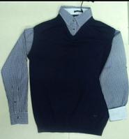 Men apparel-Checked shirt 