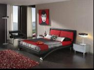 leather bed 8040