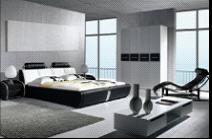 leather bed 8045