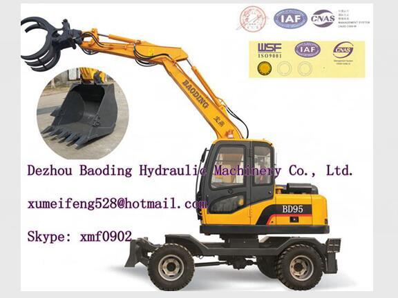 2017 NEW Small Wheel Excavator With