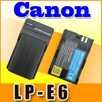 CANON LP-E6 BATTERY For EOS 5D Mark II + CHARGER