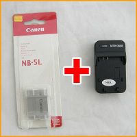 Canon NB-5L Battery + Charger For Powershot SX200 SD970 SD990