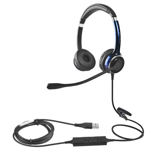 China Beien FC22 USB wired business headset call center online learning game headset