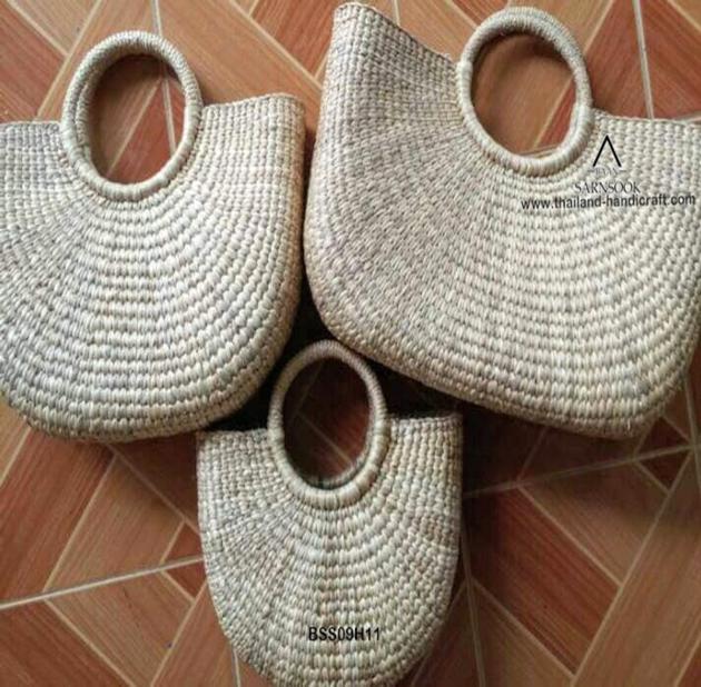 E-co Friends Naturals Water Hyacinth Hand Bags from Thailand
