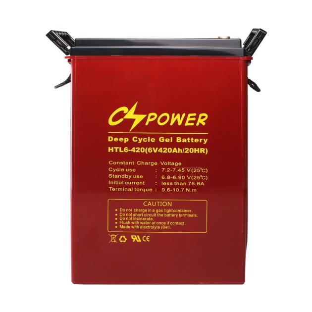 China Deep Cycle Gel Batteries 6V