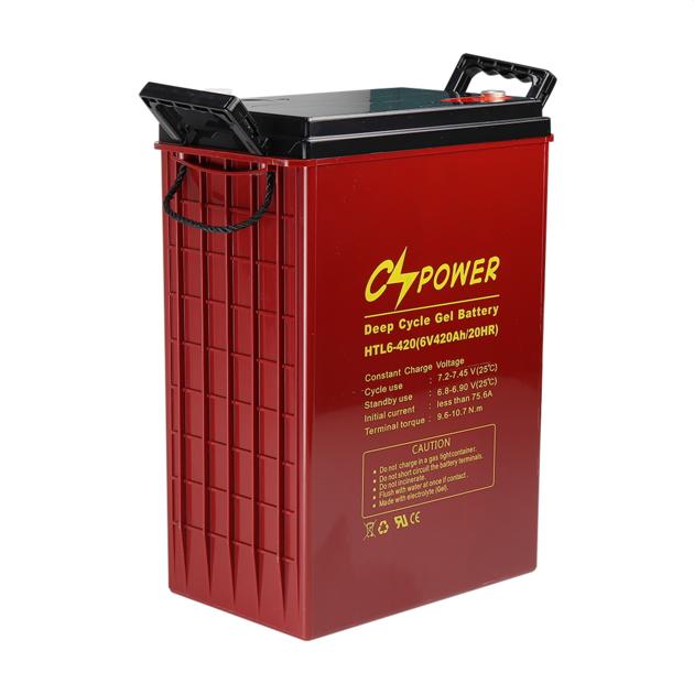 China Deep Cycle Gel Batteries 6V 420AH