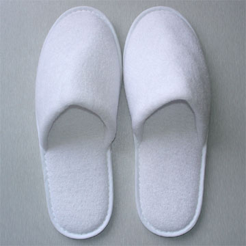 Terry towel hotel slippers