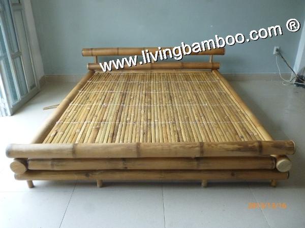 Bamboo Bed Lion For Home Furniture