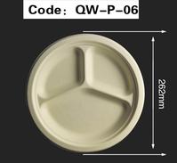 biodegradable plate disposable tableaware eco friendly food packaging