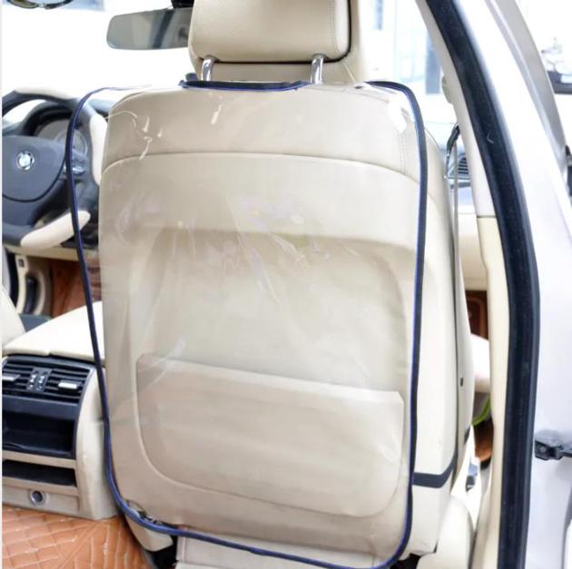 Pvc Material Car Seat Back Child Anti-Kick Pad Seat Back Bag
