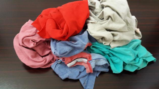 Recycled Mix Colour T Shirt Rags