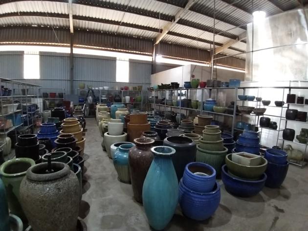 Garden Large Pots Planters Glazed Ceramic