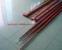 Earth rods set with wire and earth pin