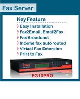 All in one fax2email hardware fax server(FG10)