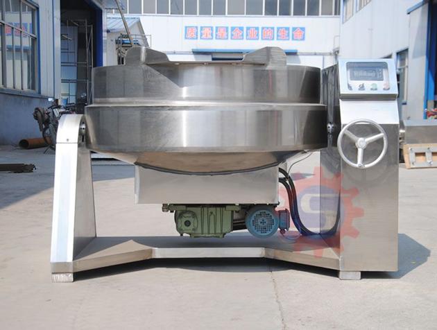 Chiliy jacketed kettle with mixer 