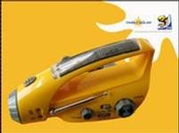 Hand-Craking Charge Solar Flashlight Radio