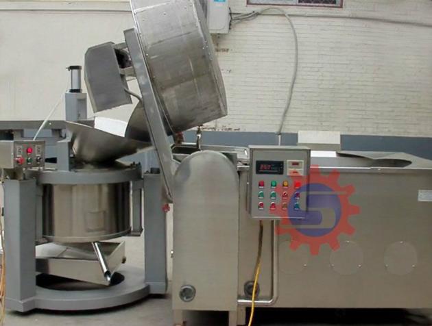 Industrial electric fryer 