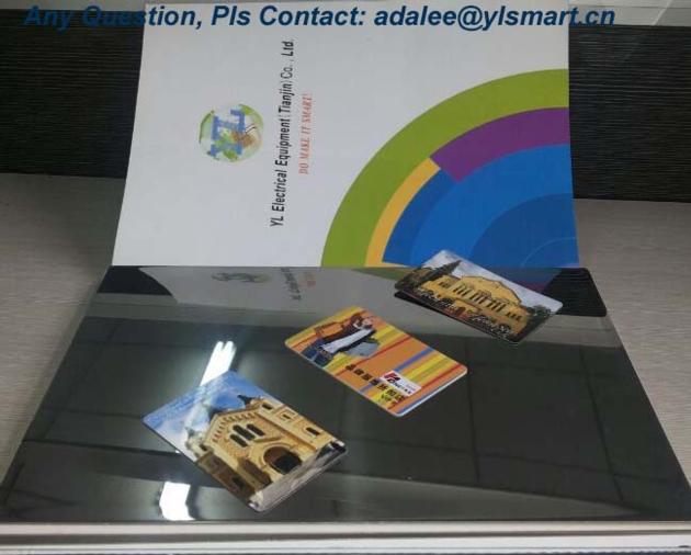 Glossy Finish Card Lamination Steel Plate YSP-G