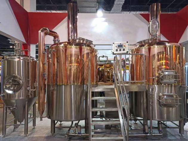 Copper Brewery For Beer Bar Micro